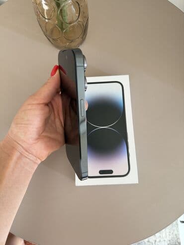 купить макбук м1 бу: IPhone 14 Pro, Колдонулган, 256 ГБ, Графит, Куту, 83 % — 13