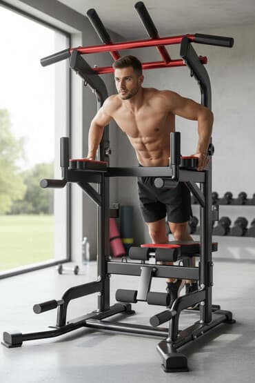 домашний турник 3 в 1: Силовой тренажер, Мультистанция, Для пресса — 2