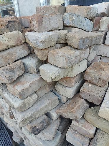 рваный кирпич: Полнотелый, таблетка, Жженый кирпич, Одинарный, 250×120×65 — 2