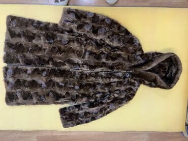 Норковая шуба из кусочков, размер 46–48. - Натуральный мех норки