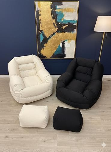 пуфы кресла: Бинбэг, Новый, Самовывоз, Платная доставка, цвет - Желтый — 9