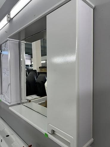 зеркело: Шкаф для ванной, С зеркалом, ЛДСП — 9