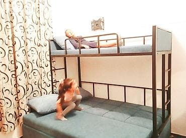 двухуровневая кровать: Двухъярусная кровать, С выкатной системой — 1