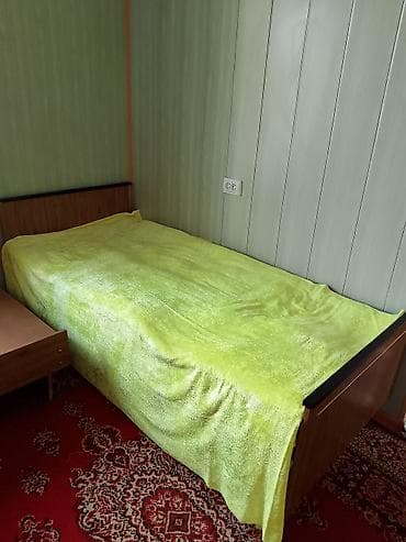 деревянные рамки: Односпальная кровать с прямыми изголовьем и изножьем. Есть 2шт — 1