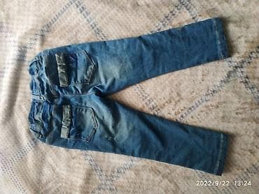 nike pegasus: Джинсы и брюки, цвет - Синий, Б/у — 2