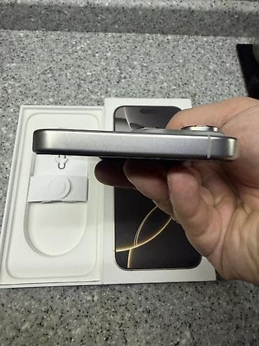 iphone 12 pro max ош: IPhone 16 Pro Max, Б/у, 512 ГБ, Natural Titanium, Коробка — 4