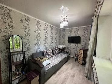 2 комнат квартира бишкек: 2 комнаты, 40 м², Индивидуалка, 1 этаж, Косметический ремонт — 4