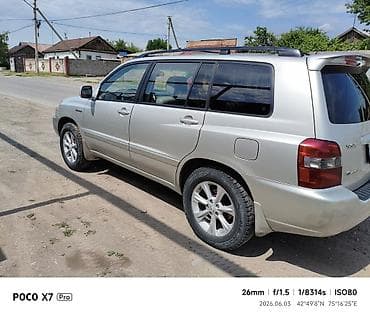 jac s7: Toyota Highlander: 2003 г., 3.3 л, Автомат, Бензин, Кроссовер — 7