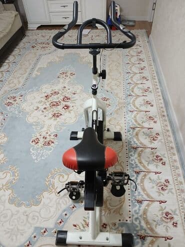 купить спортивную резину для тренировок: Спин-байк (велотренажёр) для домашнего фитнеса - Тип: механический — 3