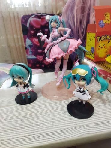 аниме шоп: Аниме-фигурка персонажа Hatsune miku в пастельно-розовом платье с — 3