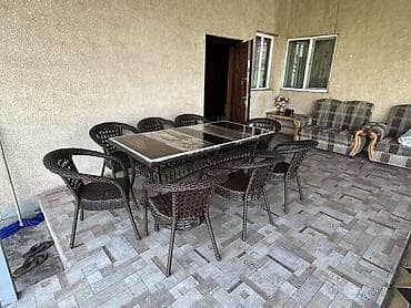 фонарик солнечный: Комплект садовой мебели, Стулья, Ротанг — 2