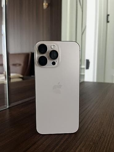 macbook m2 16: IPhone 16 Pro Max, Б/у, 256 ГБ, Desert Titanium, 100 % — 2