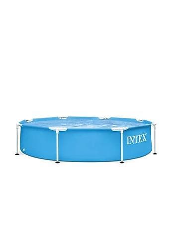 Бассейн Intex Metal Frame для дачи и двора - Размер: 244 × 51 см - — 4