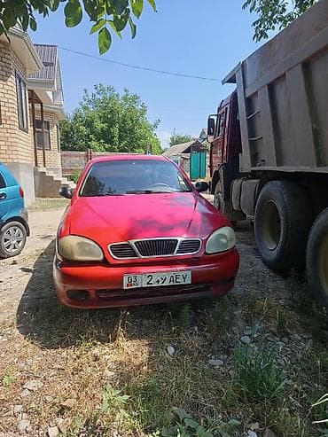 Унаа: Daewoo Lanos: 1998 г., 1.5 л, Кол менен иштөөчү, Бензин, Хетчбек — 4