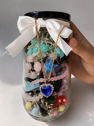 старинные часы: Банка-сюрприз с бижутерией / Mystery Jewelry Jar Декоративная — 1