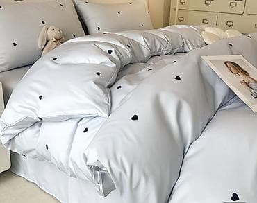 bed sheet: Постельные комплекты с мягким объемным одеялом и наволочками - — 3