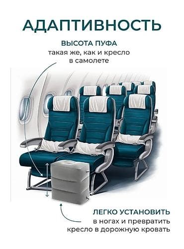 дорожная подушка: Надувная подушка для путешествий, которую можно использовать тремя — 10