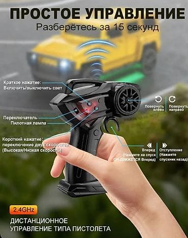 fidget cube: Радиоуправляемый Хотвилс, (RC HotWheels), новый, масштаб 1-64 — 4