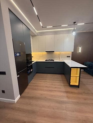 mega hous: 2 комнаты, 66 м², Элитка, 6 этаж, Дизайнерский ремонт — 2