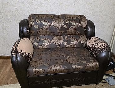 продам мебель б: Комплект мягкой мебели, Самовывоз, цвет - Коричневый — 4