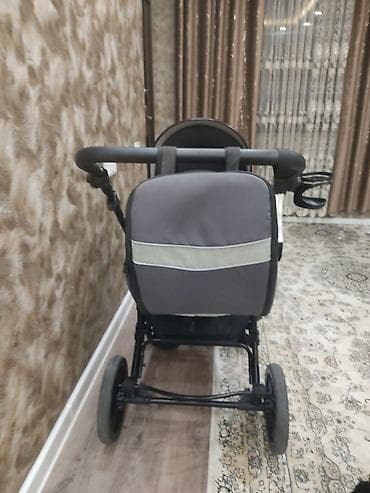 chicco lite way: Коляска, цвет - Голубой, Б/у — 5