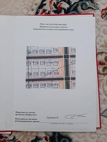 алтын ордо ж м: 4 соток, Курулуш, Кызыл китеп — 1