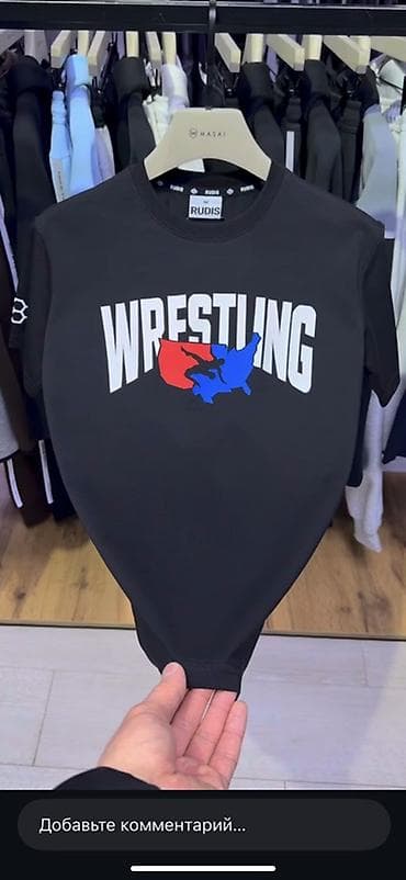 джог: Футболка RUDIS “WRESTLING” - Спортивная футболка с крупным принтом — 3