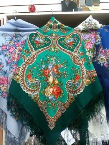 платочек: Павлопосадские платки и палантины из России. Новое поступление — 2