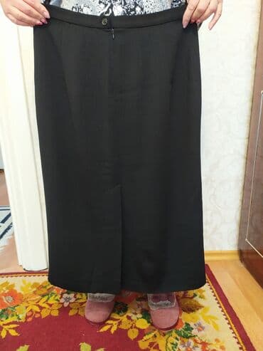 теннисный юбка: Юбки для полных. 1. Трикотиновая синяя на подкладе . пояс--98 см — 3