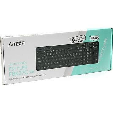 bluetooth keyboard: Клавиатура, A4Tech, Мембранная, Bluetooth, Проводное подключение, Размер: 100% — 1