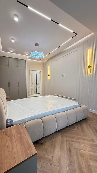 Недвижимость: 3 комнаты, 96 м², Асанбай мкр Элитка, 10 этаж, Свежий ремонт — 4
