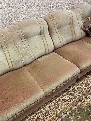 Башка эмеректер: Угловой диван с раскладным спальным местом. - Конфигурация — 4