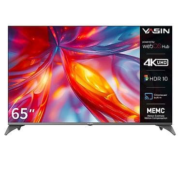vid: Телевизор YASIN 65" 4K UHD Smart TV Ключевые особенности: - Экран 65 — 1