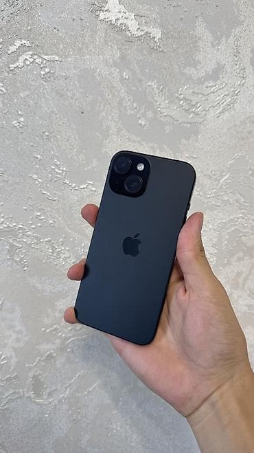 IPhone 15, Б/у, 128 ГБ, Черный, 86 % — 2