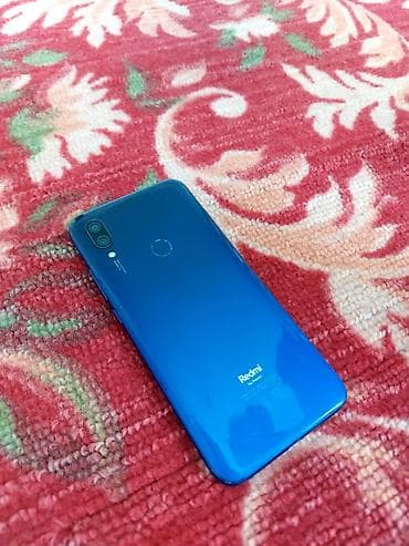 Техника жана электроника: Redmi, Redmi 7, Колдонулган, 32 ГБ, түсү - Көк, 1 SIM, 2 SIM — 2