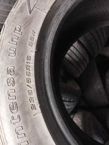сапок кузов: Шины 225 / 55 / R 16, Лето, Б/у, Комплект, Легковые, Германия, SAVA — 1