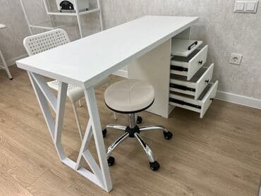 Маникюрный стол для мастеров в Бишкеке 💅 Удобный, стильный и прочный!