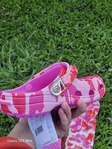 шлепки крокс: Сабо, 37, Crocs, Новый, цвет - Розовый — 4