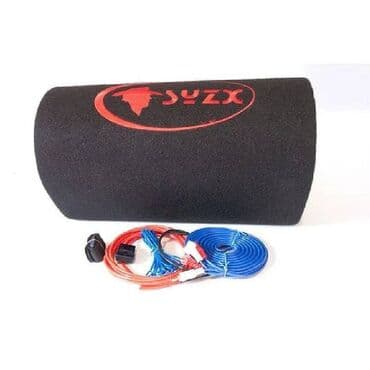 перед: Активный сабвуфер 6, 8, 10 дюймов со встроенным усилителем. 6 дюймов — 1