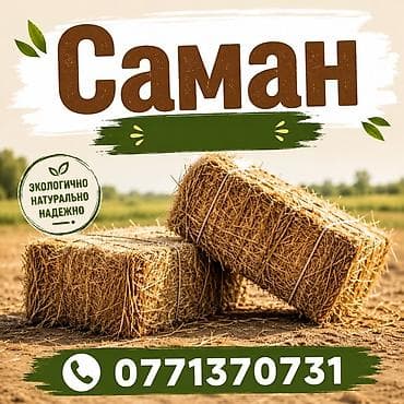 Детский мир: Саман сатылат (арпа)!!! 
Адрес: Военно-Антоновка

Продаю саман! — 1