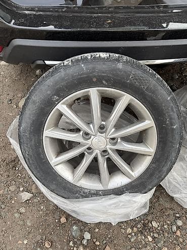 k 7: Диски R 16 Hyundai, Комплект, отверстий - 5, Б/у — 3