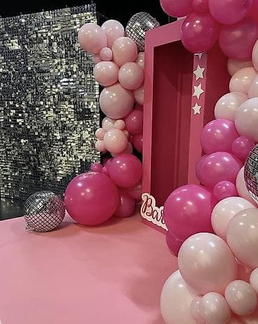 кадр: Barbie-Box - Фото-зона/стойка в стиле Barbie — большая розовая — 8