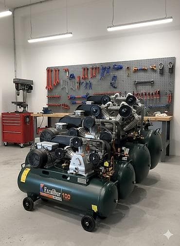 Компрессор Электрический, Поршневой, Новый