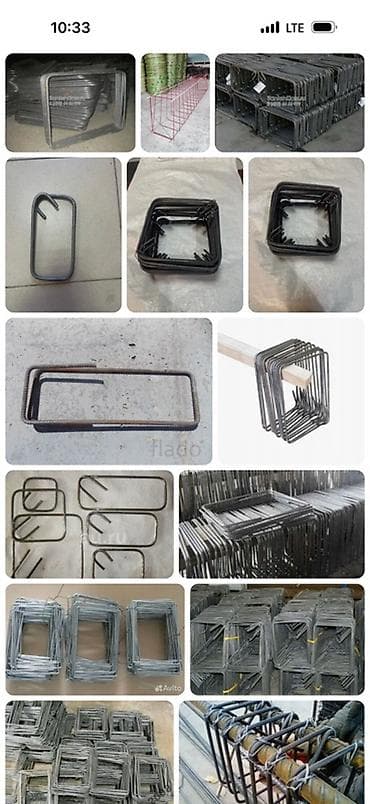 бетонный стойки: Хомуты для армирования (скобы/стяжки из арматуры) Назначение: - — 5