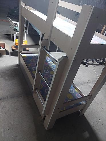 sofa bed: Двухъярусная кровать - Лестница: боковая, с прочными металлическими — 2