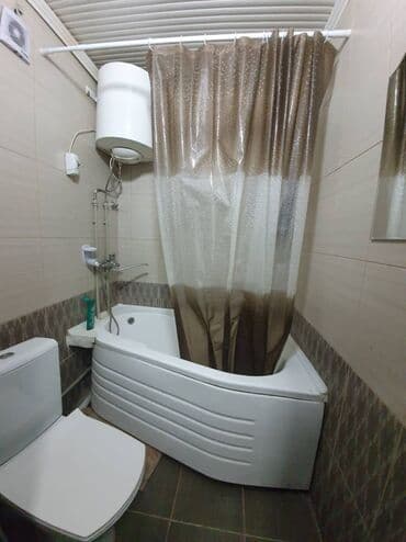 квартира манас аэропорт: 2 бөлмө, Душ кабинасы, Жаздык, жууркан-төшөк каптары, Кондиционер — 4