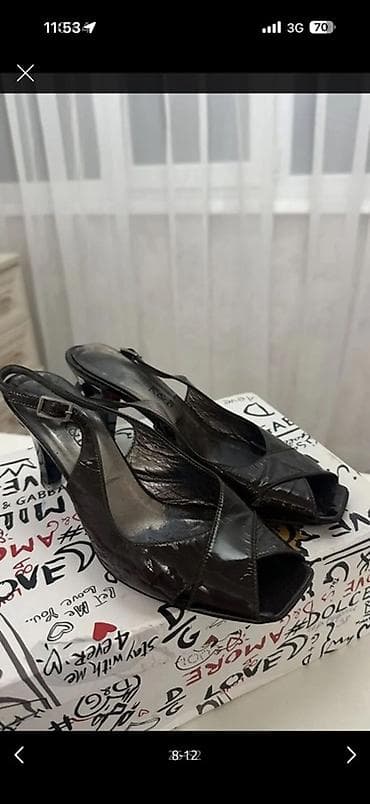 Босоножки, сандалии, шлепанцы: Обувь, б/у, брала в Дубаи и Италии, размеры 37-38, фото и видео могу — 9