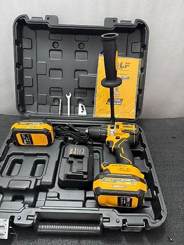 Ударные дрели: Аккумуляторная ударная дрель‑шуруповёрт ROLF (Germany Technology) в — 7