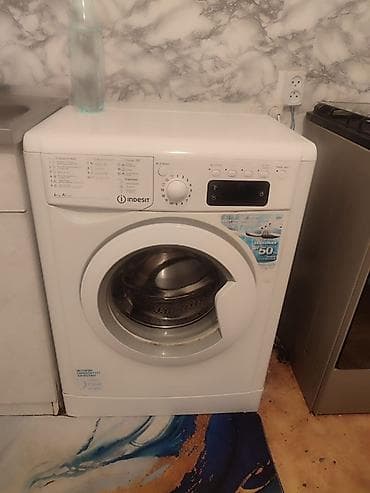 Стиральная машина Indesit, фронтальная загрузка Основные at lalafo.kg Стиральная машина Indesit, фронтальная загрузка Основные