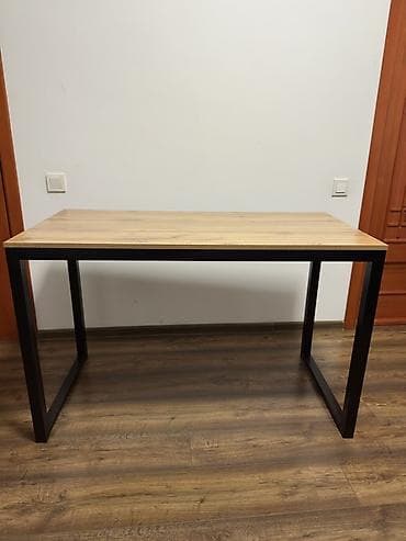 study table: Письменный/рабочий стол в стиле лофт габариты : длина 120 см, ширина — 1